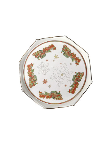 NEW BONE CHINA CHRISTMAS WREATH TRAY | Brandani