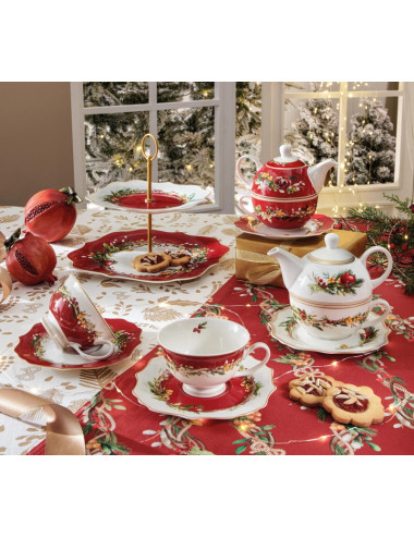 TAZZA THE CAROL SET 2 PZ NEW BONE CHINA | Brandani