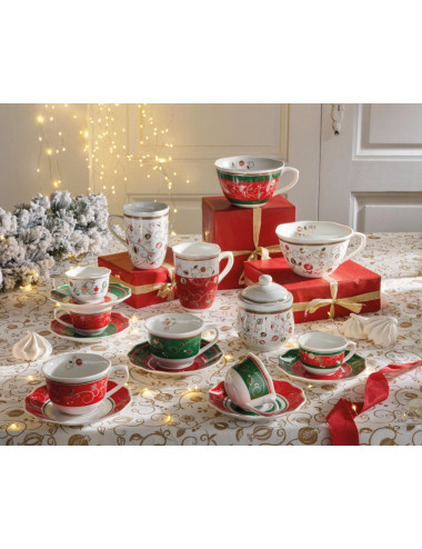 TEMPO DI FESTA 2 PCS PORCELAIN COFFEE CUPS SET | Brandani