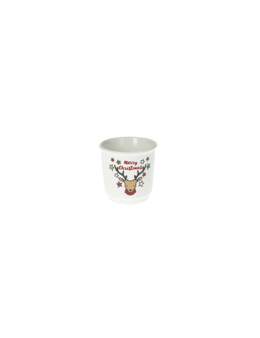 GINGERBREAD SHOT GLASS NEW BONE CHINA 4 PC SET | Brandani