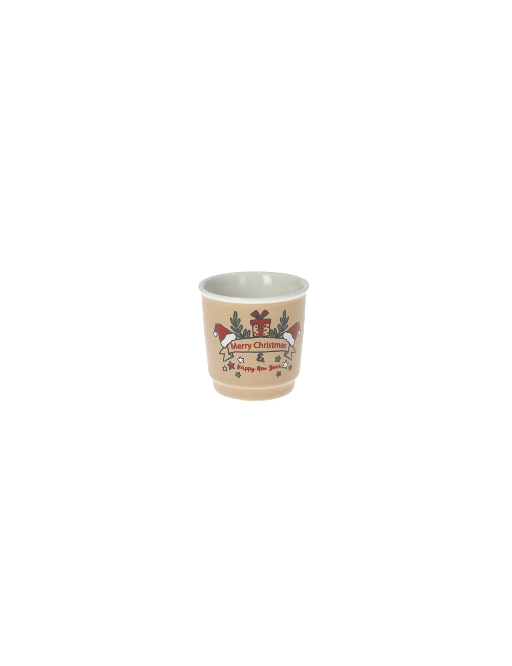 GINGERBREAD SHOT GLASS NEW BONE CHINA 4 PC SET | Brandani