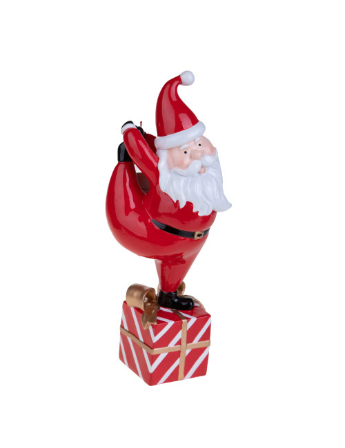 RESIN GYMNAST FATHER XMAS | Brandani