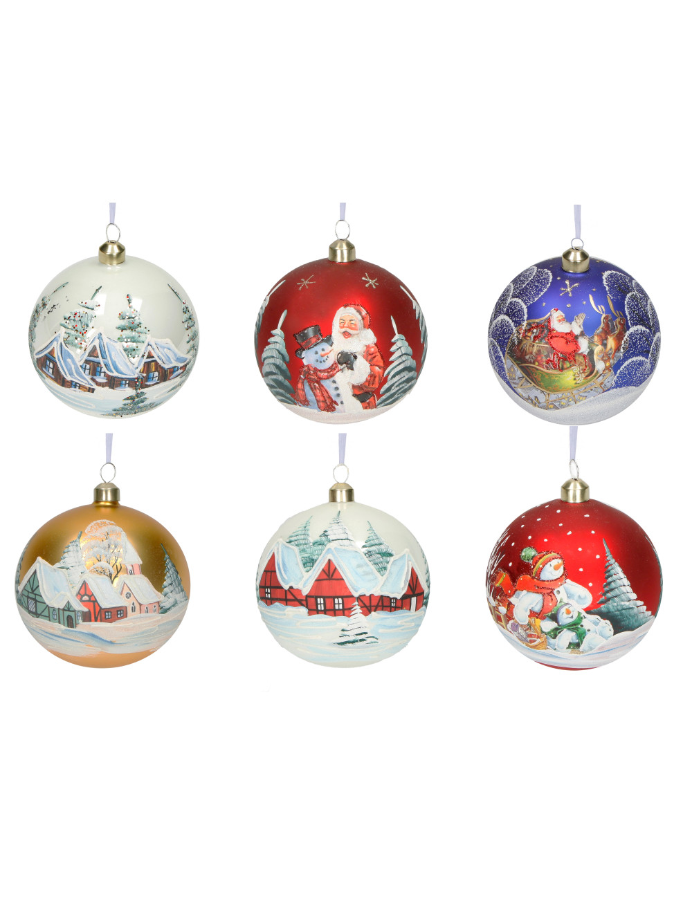 CHRISTMAS ARTISANAL BALL BLOWN GLASS | Brandani