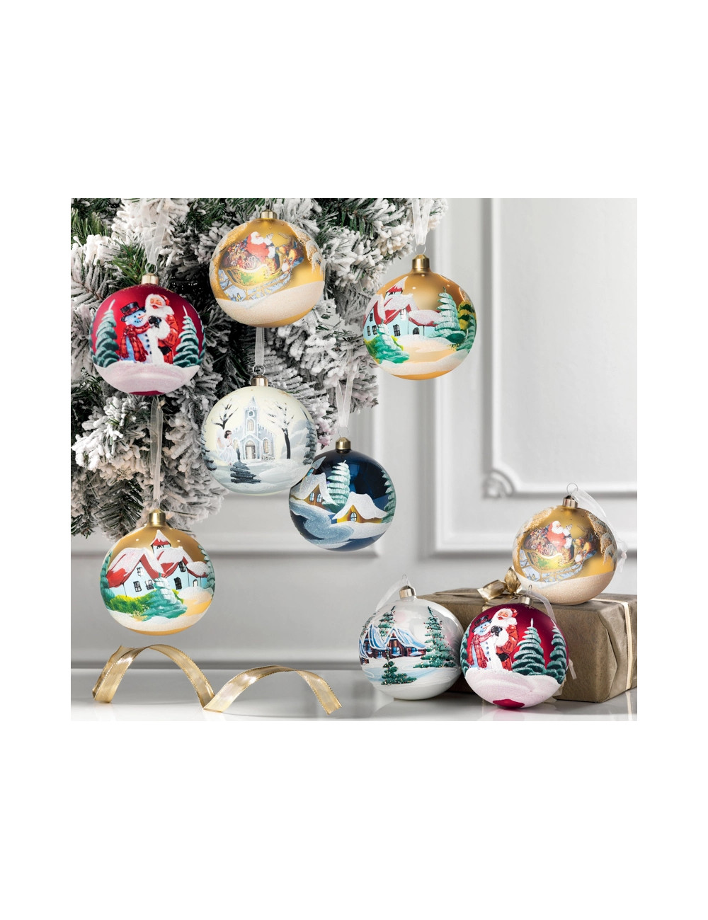 CHRISTMAS ARTISANAL BALL BLOWN GLASS | Brandani