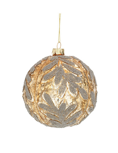 GOLD LEAF GLASS SPHERE | Brandani