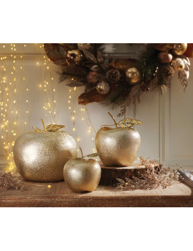 CERAMIC APPLE GOLD | Brandani