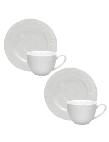 TAZZINA CAFFE RICORDI SET 2 PZ NEW BONE CHINA | Brandani