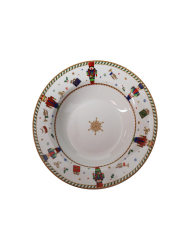 PORCELAIN 18 PC NUTCRACKER DINNER SERVICE | Brandani