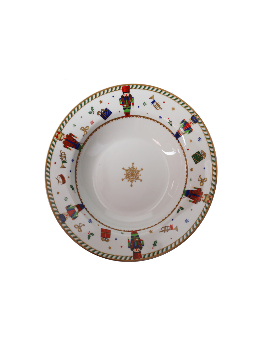 PORCELAIN 18 PC NUTCRACKER DINNER SERVICE | Brandani