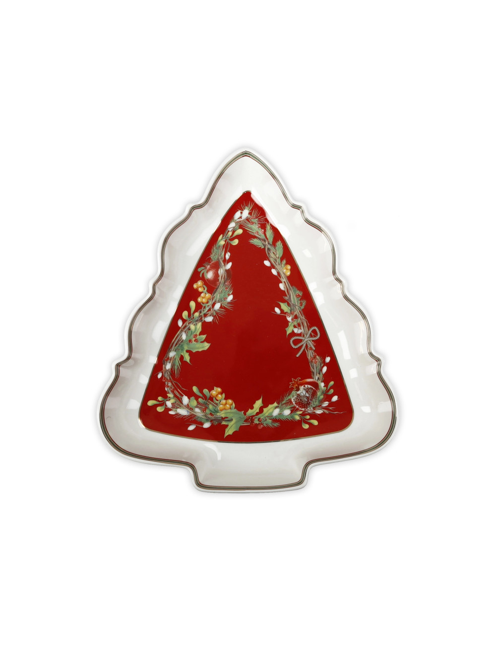 PORCELAIN CAROL TREE STARTERS TRAY | Brandani