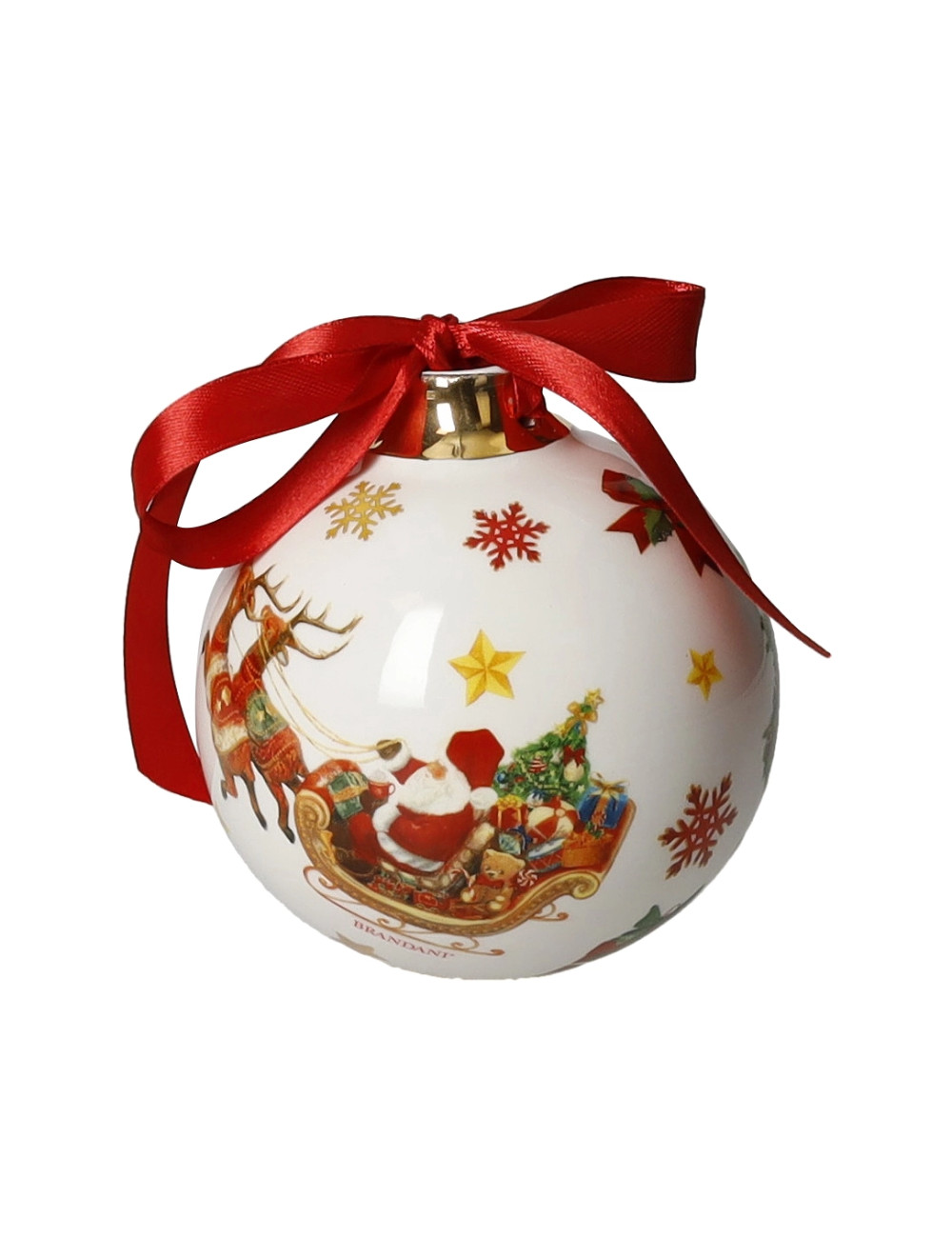 PALLA DI NATALE CHRISTMAS CERAMICA | Brandani