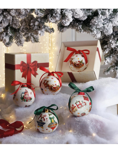 CERAMIC XMAS BALL | Brandani