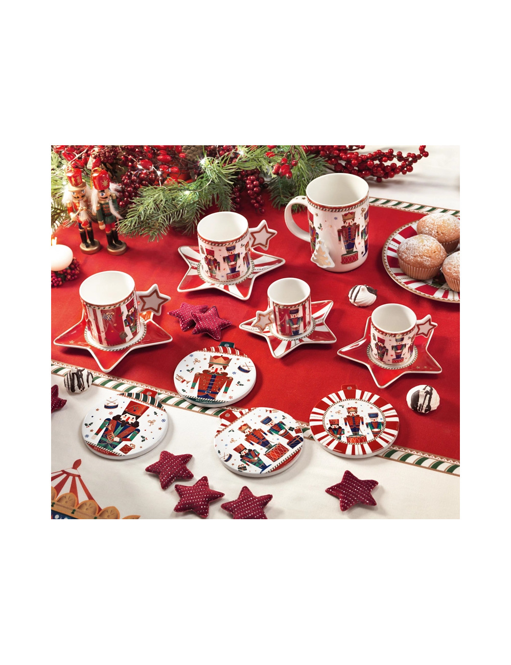 TAZZINA CAFFE LO SCHIACCIANOCI SET 2 PEZZI NEW BONE CHINA | Brandani