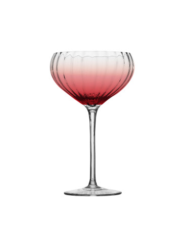 BOULEVARD RED GLASS GOBLET | Brandani