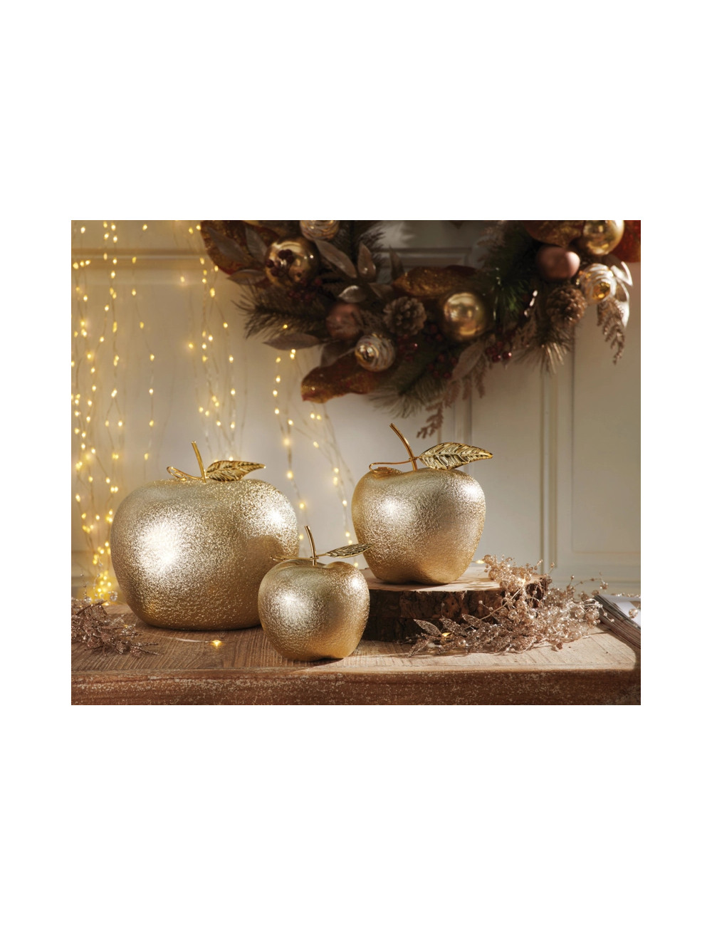 CERAMIC APPLE GOLD | Brandani