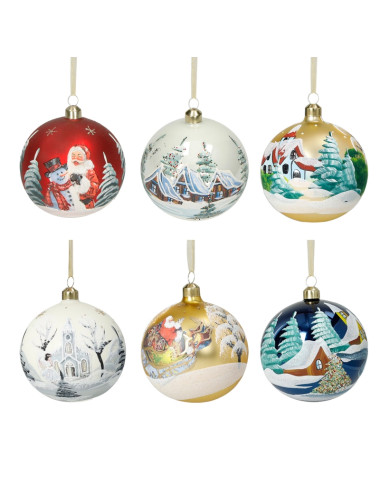 CHRISTMAS ARTISANAL BALL BLOWN GLASS | Brandani