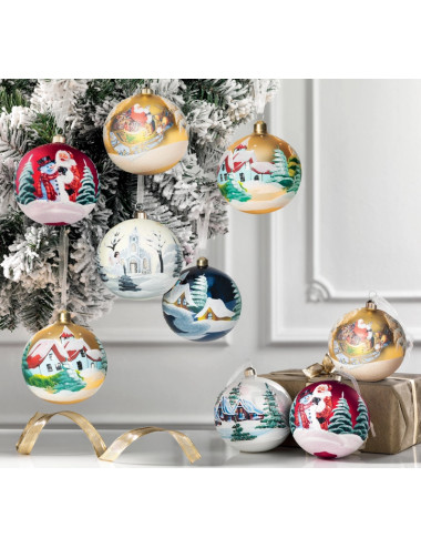 CHRISTMAS ARTISANAL BALL BLOWN GLASS | Brandani