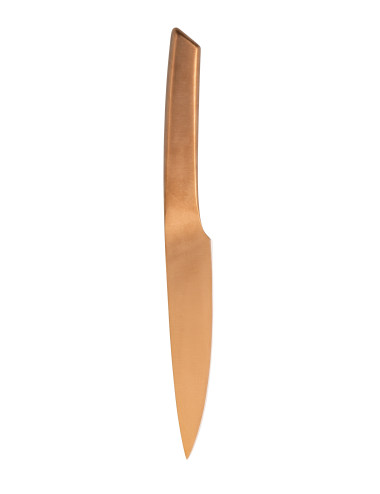 TAGLIERE MEDICEA PP CON COLTELLO ROSE GOLD INOX | Brandani