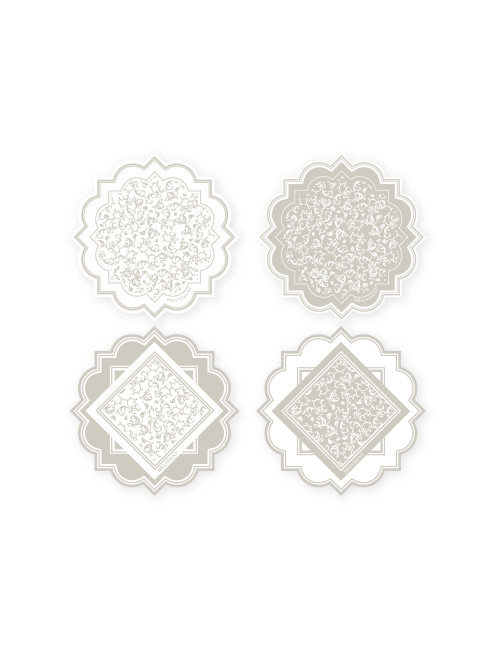 DECORATION RICCIOLI DI FATA SET 4 PZ CERAMICA/SUGHERO | Brandani