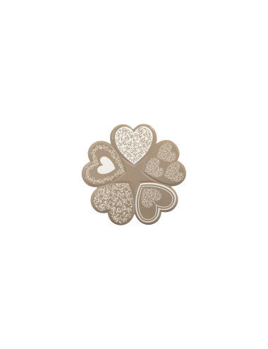 RICCIOLO DI FATA  HEART CERAMIC TRIVET | Brandani