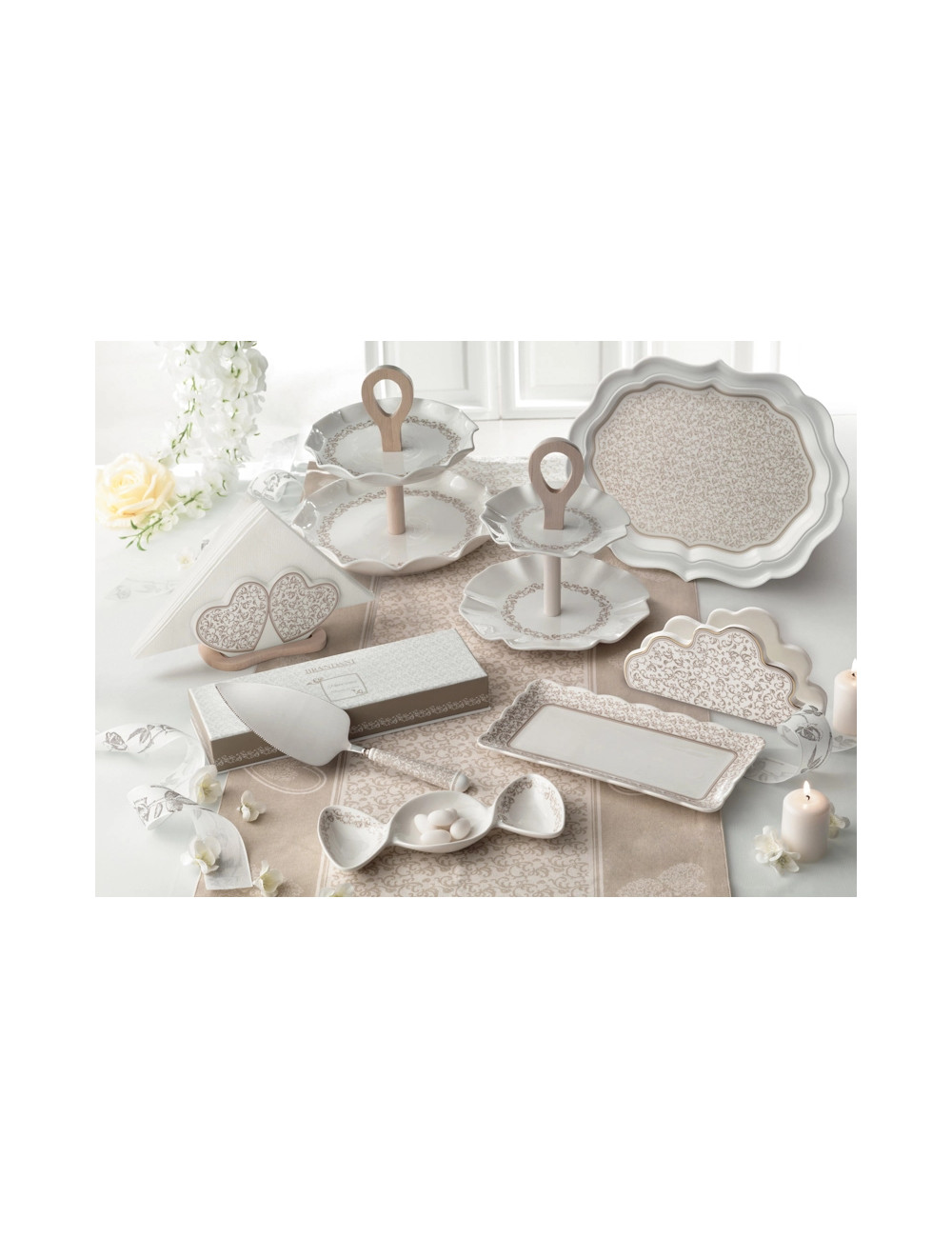 RICCIOLI DI FATA PORCELAIN CANDY HOLDER | Brandani