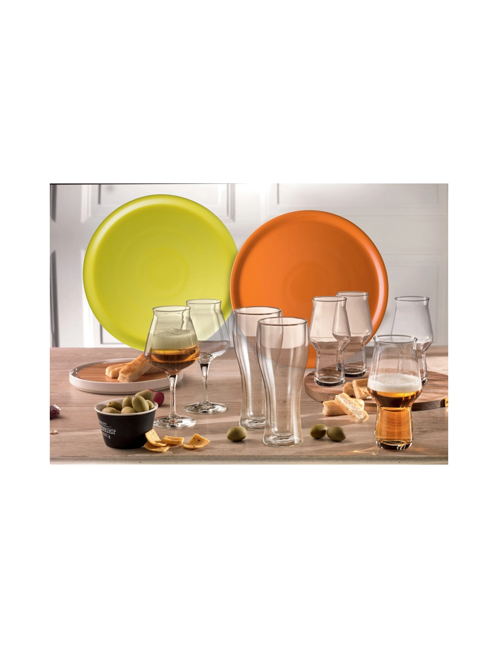 BICCHIERE BIRRA DOUBLE WALL GLASS SET 2 PZ VETRO | Brandani