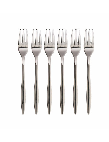 STAINLESS STEEL 6 PCS CAKE FORKS SET | Brandani