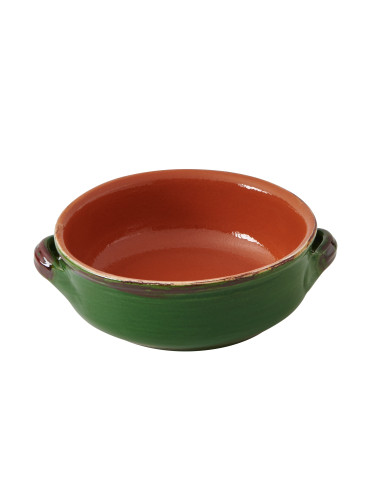 FIRE CLAY COCOTTE WITH HANDLES ASSORTED COLOURS | Brandani