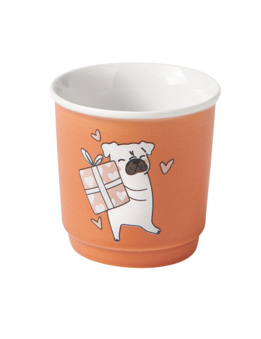 BICCHIERINO CANI E GATTI NEW BONE CHINA | Brandani