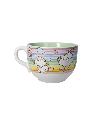 JUMBO TAZZA UNICORNO STONEWARE | Brandani