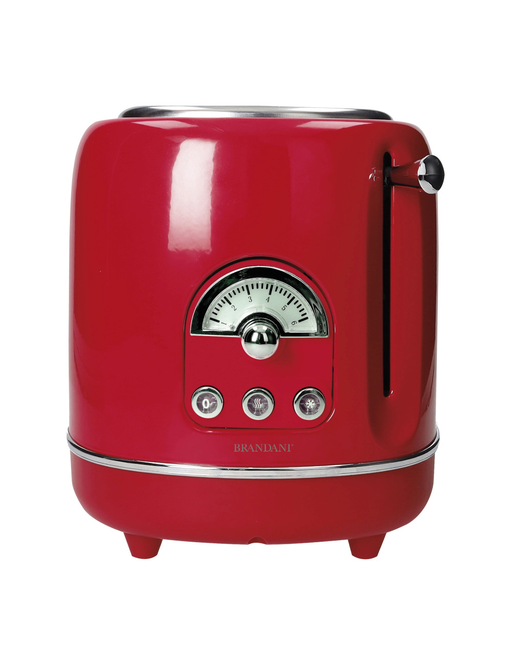 TOSTAPANE 1950 ROSSO ABS/INOX | Brandani