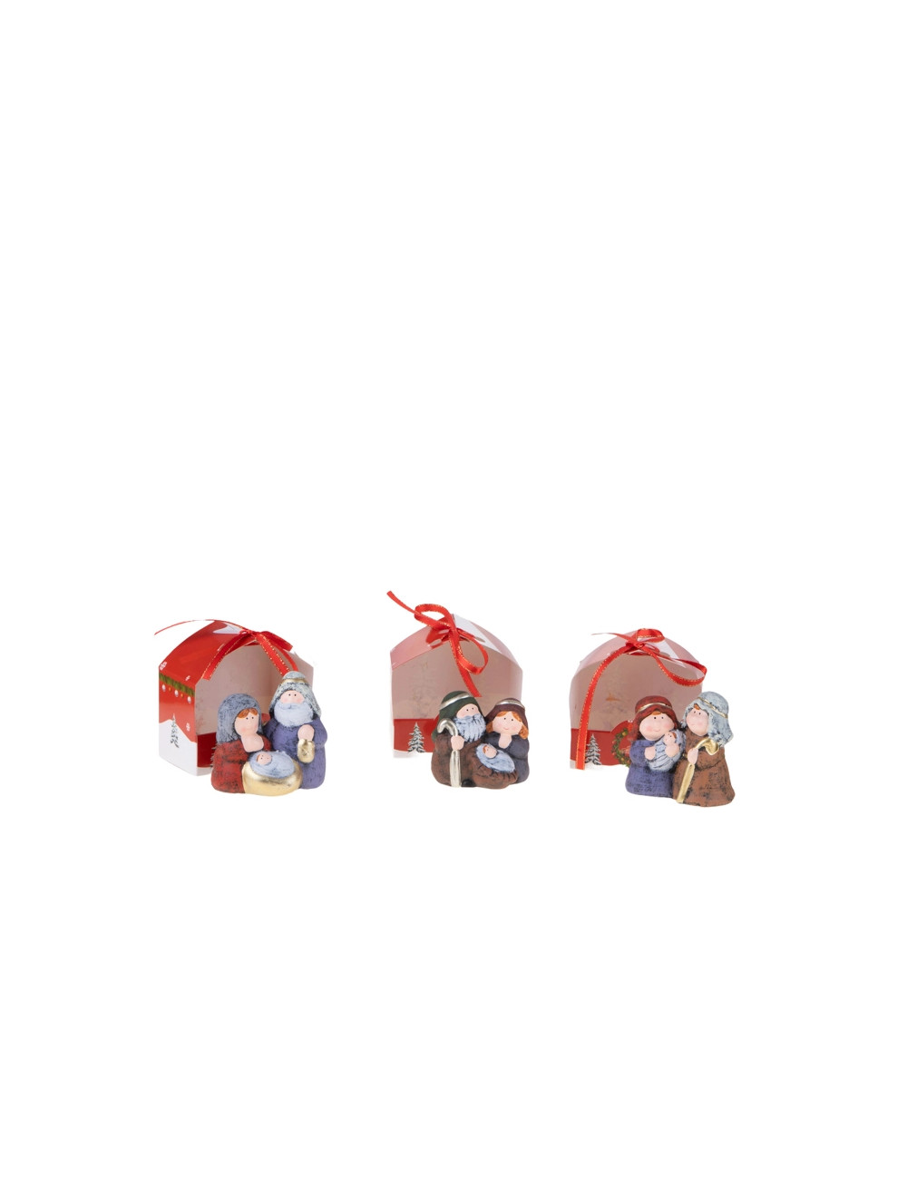 NATIVITY ASS.THEMES CERAMIC 12 PC DISPLAY | Brandani