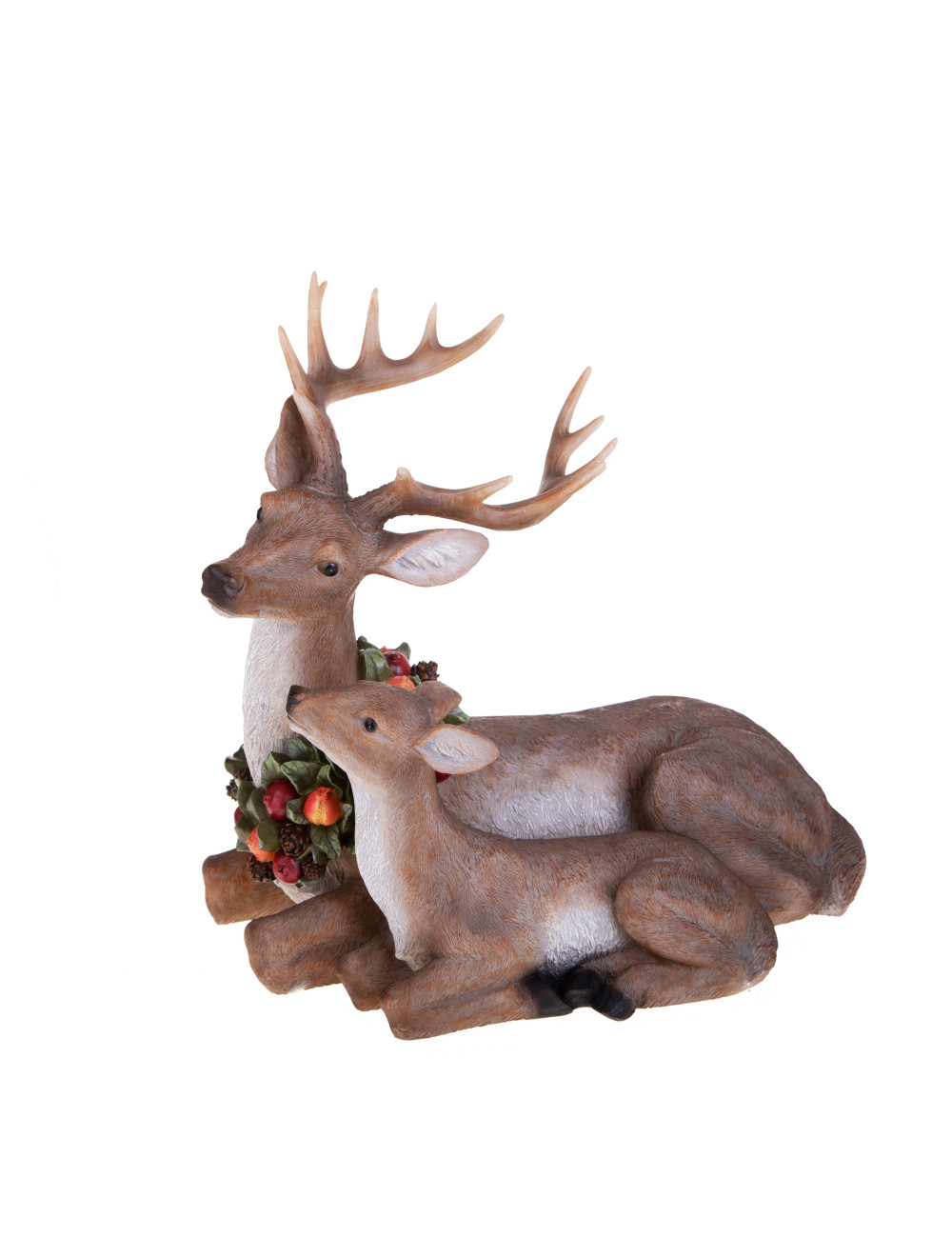 RESIN REINDEER W/CALF | Brandani