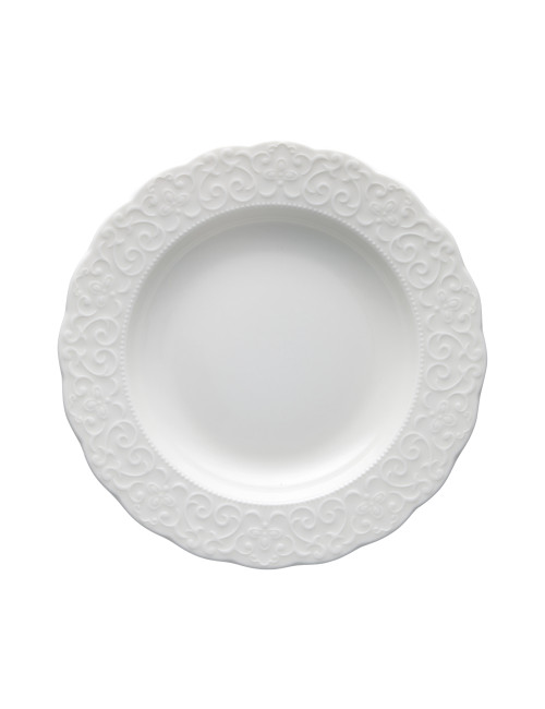 PIATTO FONDO GRAN GALA BONE PORCELAIN | Brandani