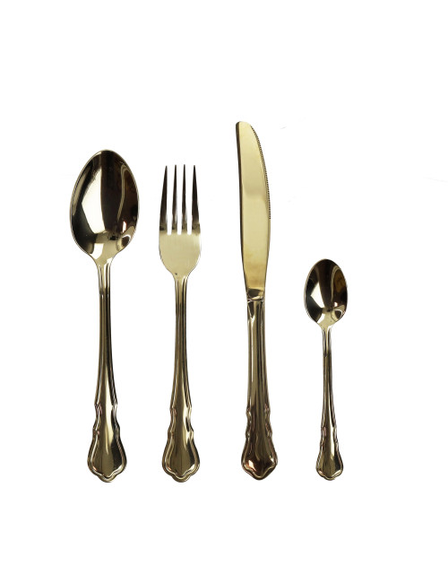 SET POSATE IMPERIAL GOLD SET 16 PEZZI INOX | Brandani