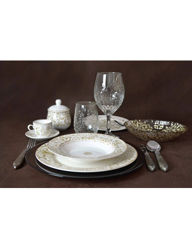 TAVOLA 18 PZ EXCALIBUR NEW BONE CHINA | Brandani