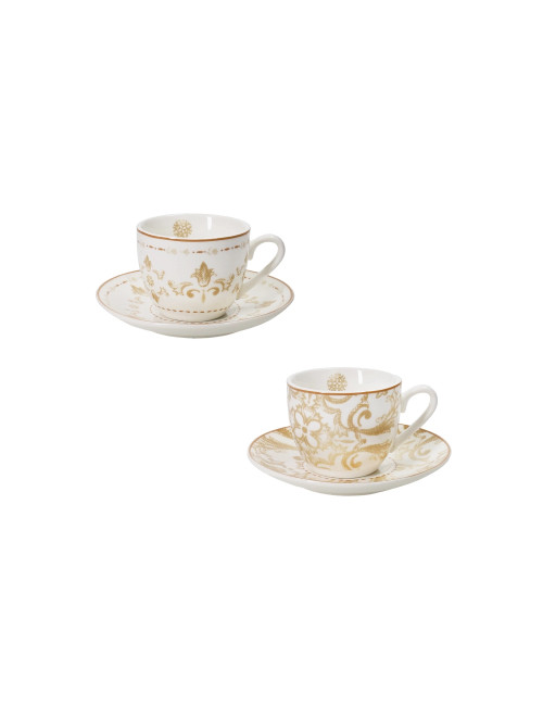 EXCALIBUR COFFEE CUPS 2 PCS SET NEW BONE CHINA | Brandani