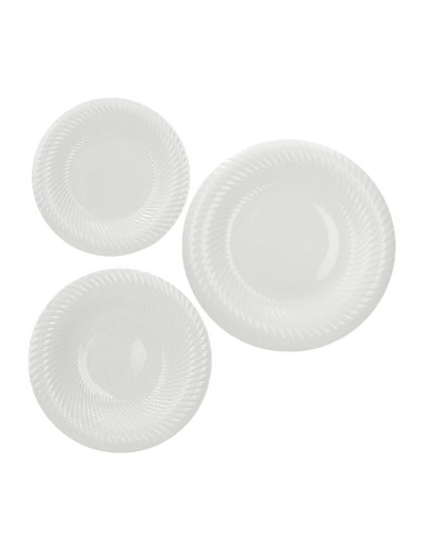 TAVOLA 18 PZ OPTICAL NEW BONE CHINA | Brandani