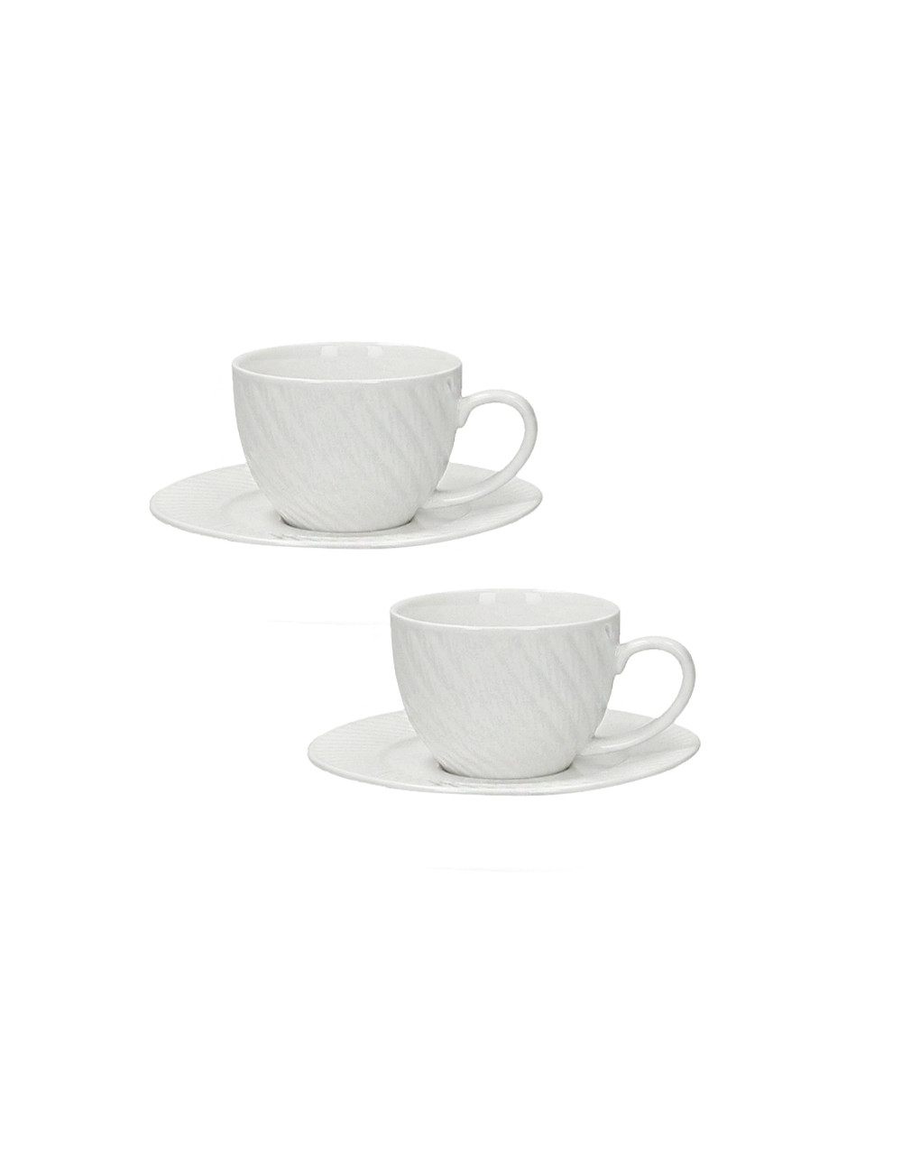 TAZZINA CAFFE OPTICAL SET 2 PZ NEW BONE CHINA | Brandani