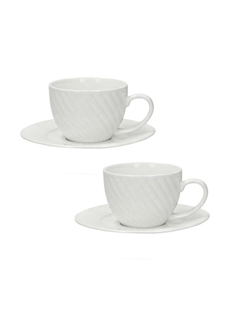 TAZZINA CAFFE OPTICAL SET 2 PZ NEW BONE CHINA | Brandani