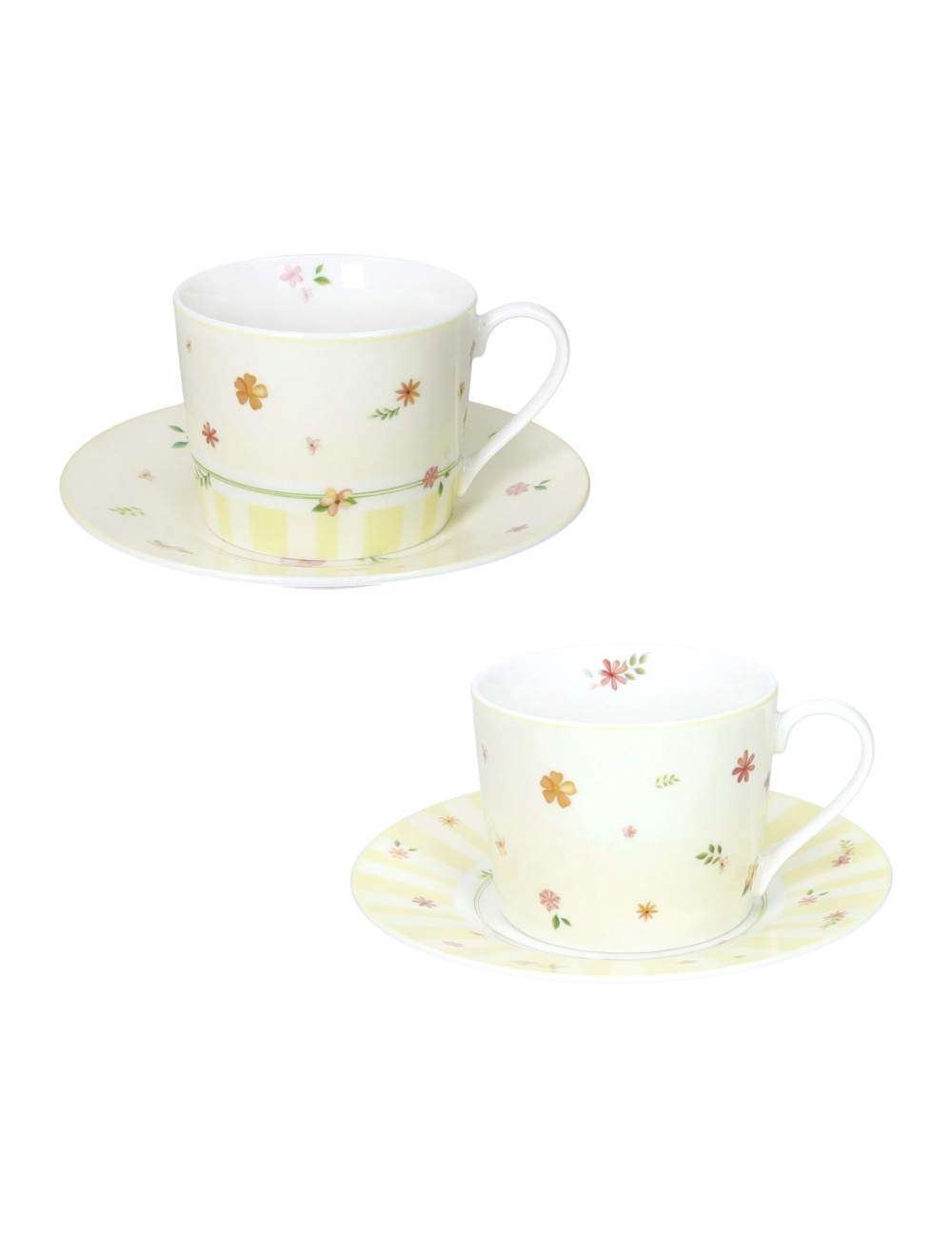 TAZZA THE POLLINE CON PIATTINO SET 2 PZ NEW BONE CHINA | Brandani