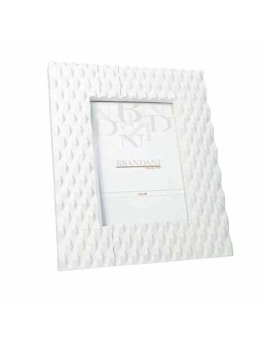 PORTAFOTO GLAM BIANCO POLIRESINA INTERNO 13X18 | Brandani