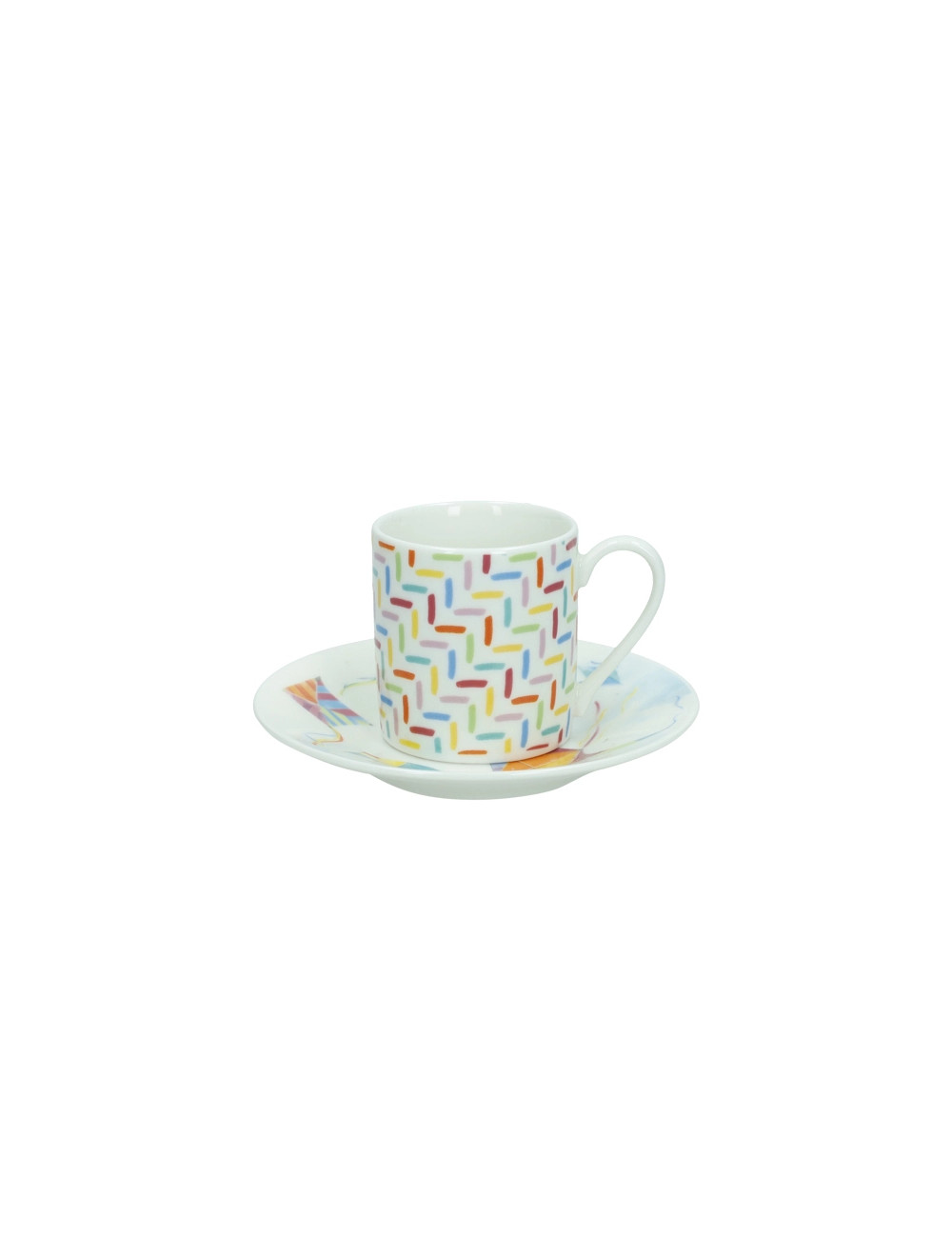 TAZZINA CAFFE' ARIA SET 2 PZ NEW BONE CHINA  | Brandani