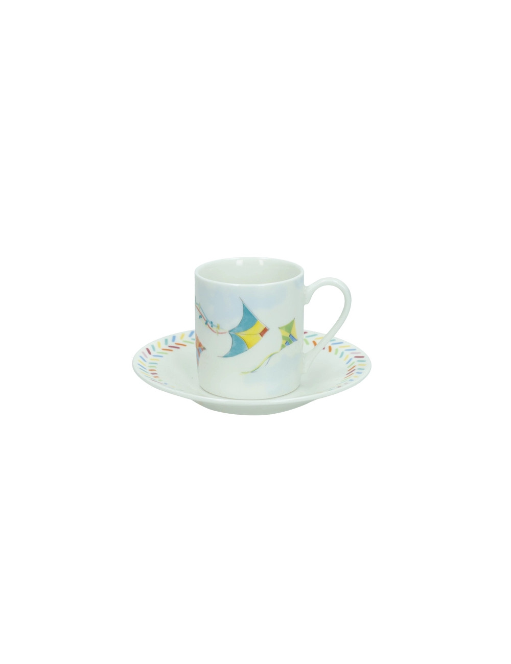 TAZZINA CAFFE' ARIA SET 2 PZ NEW BONE CHINA  | Brandani