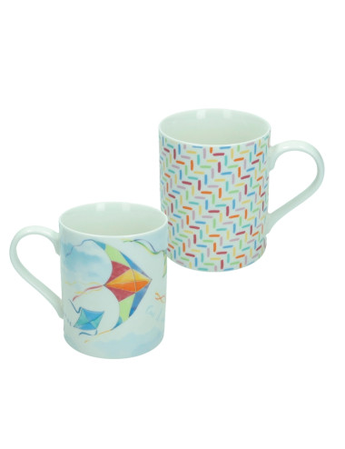 MUG ARIA SET 2 PZ NEW BONE CHINA  | Brandani