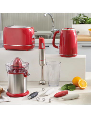 MIXER A IMMERSIONE 1950 ROSSO ABS/INOX C/MISURINO AS | Brandani