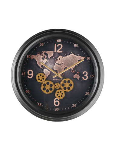 WORLD VISIBLE MECHANISM CLOCK WORLD PATTERN | Brandani