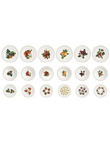 PORCELAIN LE PRIMIZIE 18 PCS DINNER SET | Brandani