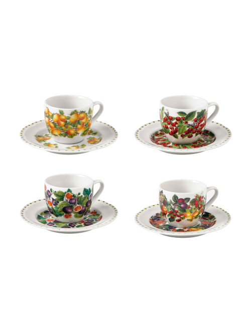 LE PRIMIZIE PORCELAIN 4 PCS COFFEE CUPS SET | Brandani