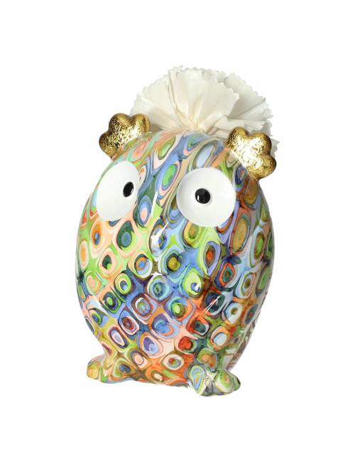 PORCELAIN OWL FRAGRANCE DIFFUSER WITH FLOWER DIFFUSER | Brandani